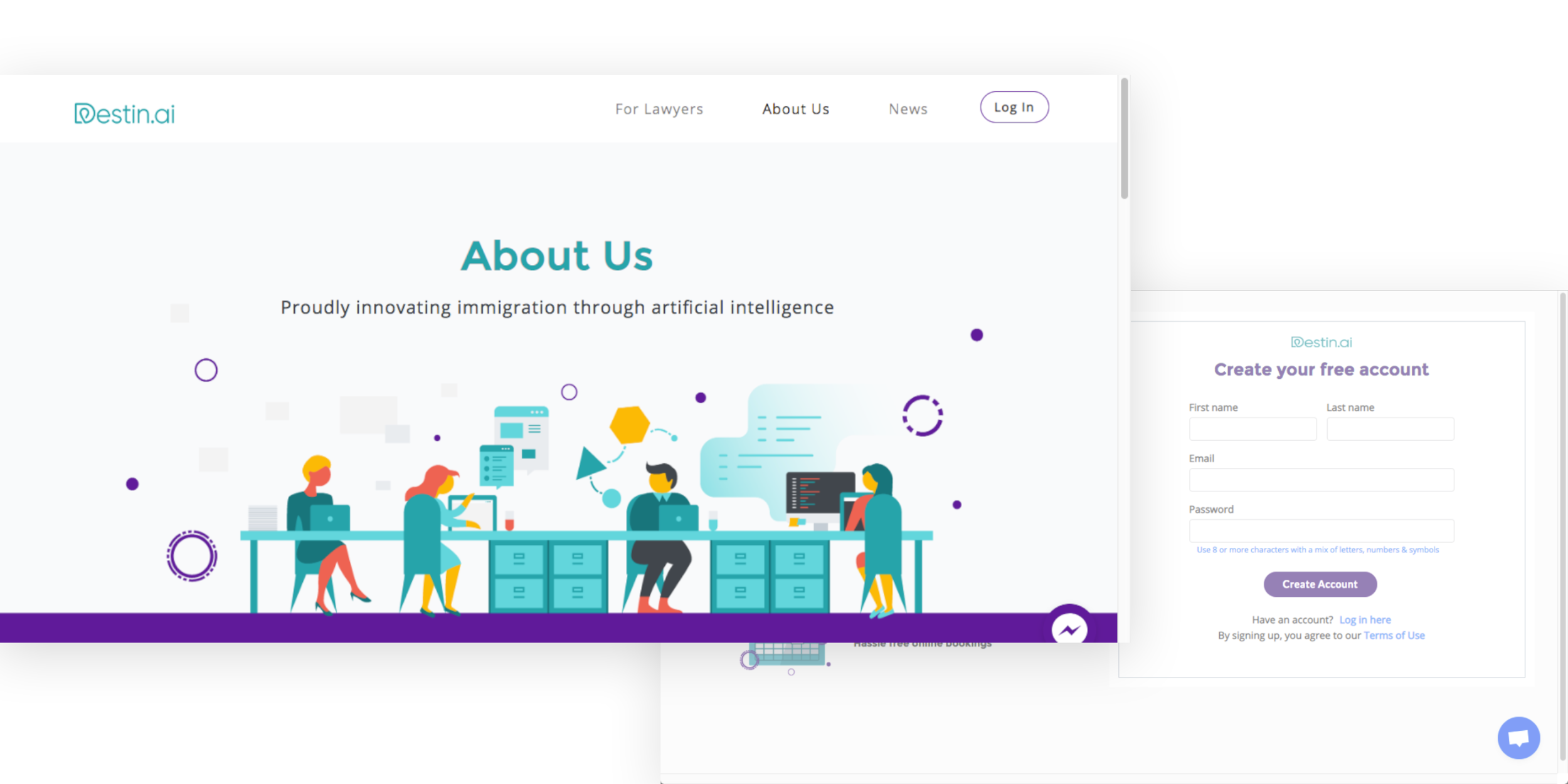 Destin.ai final brand illustration