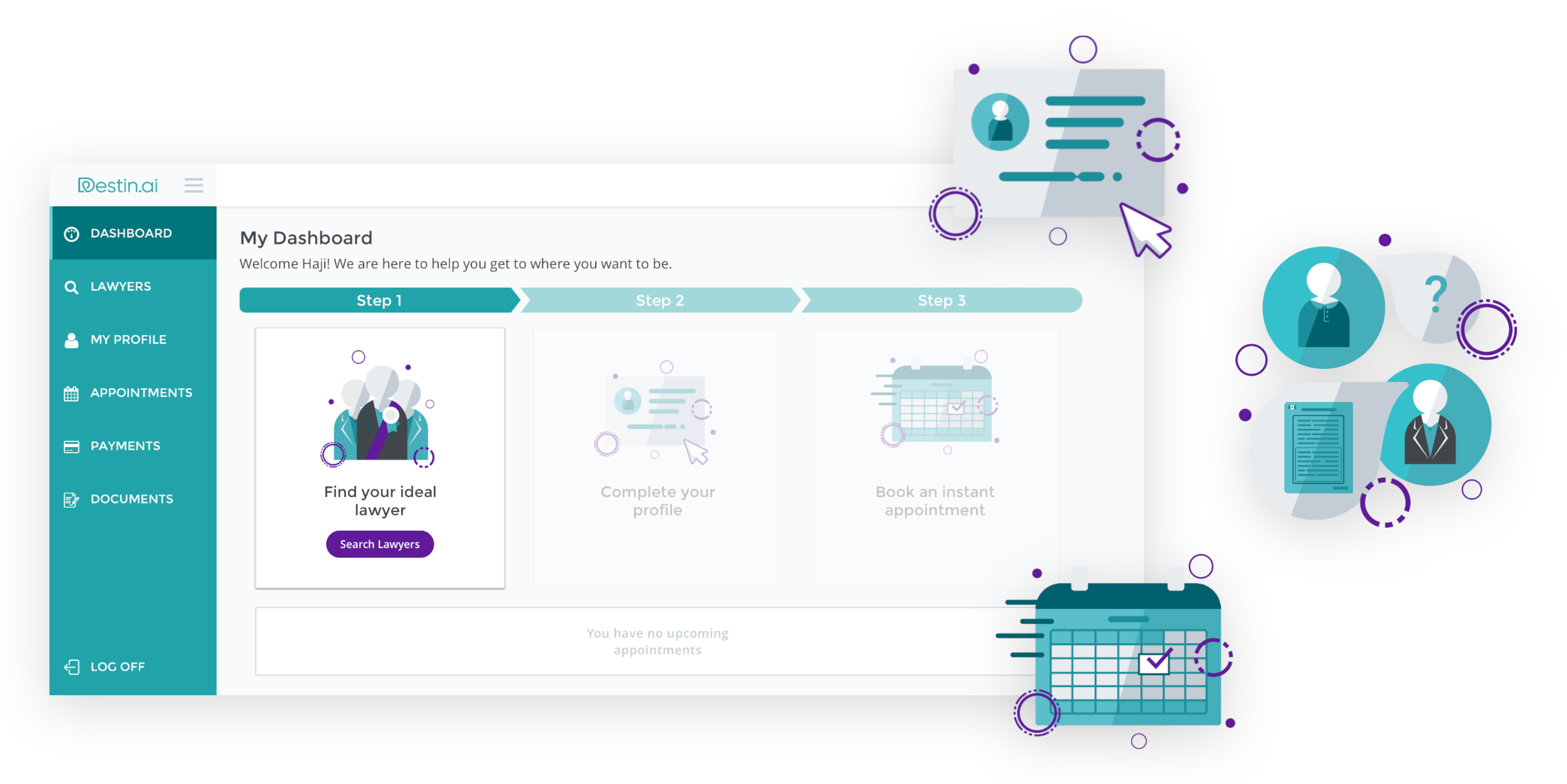 Destin.ai platform screenshot