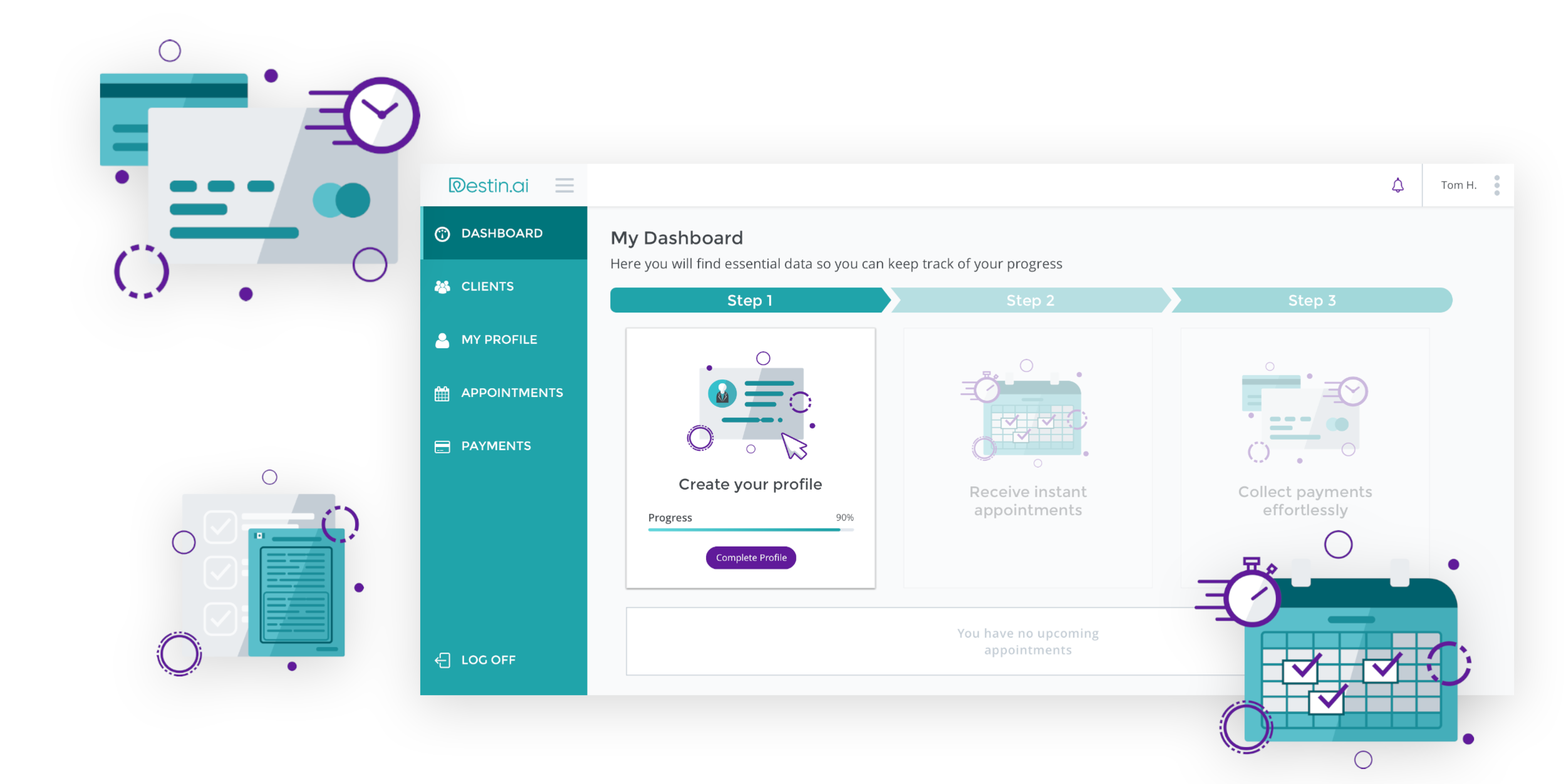 Destin.ai platform screenshot