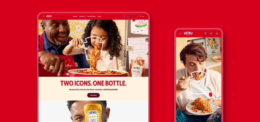 Heinz campaign page redesign screenshot